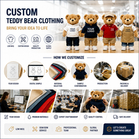Penjualan laris kulit beruang Teddy hewan kualitas tinggi kulit beruang tidak diisi grosir