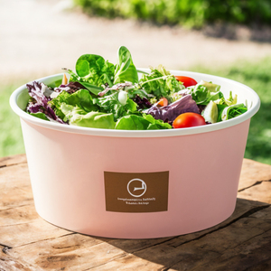 Bol <span class=keywords><strong>en</strong></span> papier kraft avec couvercle 46oz avec impression personnalisée Récipient alimentaire jetable pour salade Emballage écologique pour soupe chaude à emporter - Product Image 1