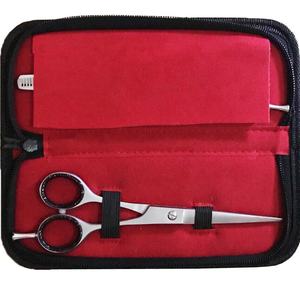 Tijeras de corte de pelo de acero inoxidable alemán profesional tamaño 6,5 ''punta Roma hoja recta suministros de salón de belleza - Product Image 3