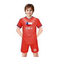 Camiseta de Fútbol para Niños en Oferta, Transpirable, de Poliéster, Cuello en V, Secado Rápido, Elástica, Versión para Jugadores, para Adolescentes, Niños y Niñas, Personalizable