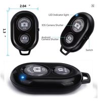 Tombol Saklar Kamera Remote Control BT Kualitas Pabrik Harga Grosir untuk Ponsel, Fotografi Selfie IOS Android