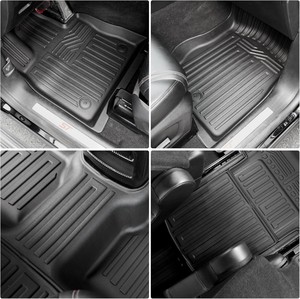 Tapetes 3D de TPE para Piso y Maletero con Tapete para Respaldo, Impermeables para Todo Clima, para Ford Explorer 2020-2025 de 6 <span class=keywords><strong>Pasajeros</strong></span> con Asientos Tipo Capitán - Product Image 2