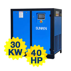 Compresor de Aire de Tornillo Seguro y Súper Eficiente de 10~20 HP, Compresor Industrial con Filtros Secadores de Aire de Imán Permanente, Tanque de Aire Opcional - Product Image 3