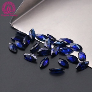 Yingma lỏng đá quý 1.5x3mm đến 7x14mm 32 #34 # Marquise hình dạng Đá Nhân Tạo Royal Blue Sapphire - Product Image 1