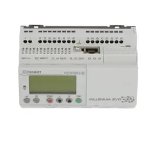New and Original Crouzet 88975111 MilleniumEVO Logic Controller 24 I/O 24Vdc Display Ethernet In Stock