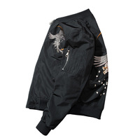 Veste brodée ODM de haute qualité, veste streetwear pour homme, pour marque, échantillonnage rapide, directement de l'usine