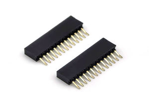 Conector Hembra DIN de Latón de 1.27mm de Paso, Tipo U, Una Fila, Ángulo Recto, SMT PCB H4.3mm 1*13P - Product Image 5