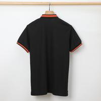 Polo personnalisé avec logo, bordure contrastée et poche, 190 GSM, polyester, manches courtes, uniforme pour hommes et femmes, personnel d'entreprise, vente en gros