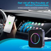 Adaptador Multimedia Inteligente con Carplay Automático, Android 13, Adaptador Inalámbrico Universal para Vehículos, Reproductor Multimedia 4K