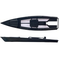 Fabricant d'origine 4m 14ft prix usine Offre Spéciale rive mer skiff solo bateau kayak de pêche avec moteur skiff boats