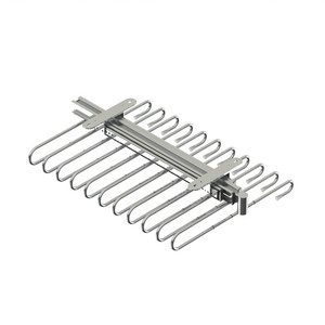 Pull-out <b>trouser</b> rack. Full extension. 11 <b>hangers</b>. For wardrobes and dressing rooms. Chrome finish. - Product Image 1