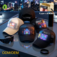 Gorra de Béisbol con Luz LED al por Mayor con Logotipo Personalizado para Eventos, Gorro Luminoso Intermitente para Fiestas de Cumpleaños y Conciertos Musicales