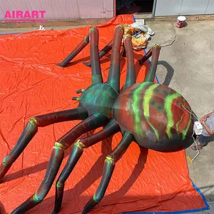 Halloween Opblaasbare Spider Marionet Voor Outdoor Decoratie
