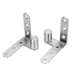 Charnières en acier inoxydable à 360 degrés Portes en bois tournantes cachées Charnières supérieures et inférieures du ciel et de la terre - Product Image 2
