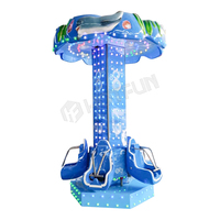 Prix d'usine Terrain de jeux intérieur et extérieur Équipement d'amusement Kids Manege Mini Jumping Tower Rides à vendre