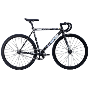 Bicicletta a scatto fisso TSUNAMI SNM100, telaio in lega di alluminio con forcella in lega di alluminio e pedali inclusi - Product Image 2