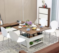 Offre spéciale meubles de maison modernes rangement élévateur Table à thé café Table d'appoint meubles de salon 3 ans gain de place pliable