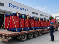 Transformateur de distribution triphasé à bobinage en cuivre de type sec CNKEEYA SCB 630 kVA, 10 kV, 11 kV, 480 V, moyenne tension