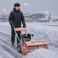 Souffleuse à neige autotractée, balayeuse et déneigeuse, moteur Loncin 420cc 15HP EPA, avec tête de tarière de 100 cm