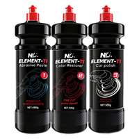 NIKELIANG N°1/N°2/N°3 Cire liquide pour voiture en céramique graphène 500ml Ensemble pour l'élimination professionnelle des rayures
