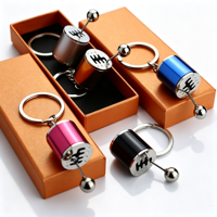 9 Styles de Porte-clés Créatifs Personnalisés pour la Modification Automobile, Porte-clés en Métal en Forme de Pièces Automobiles, Cadeau pour les Passionnés de Voitures