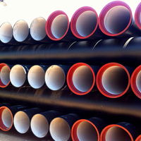 Tuyau d'eau en fonte ductile C25 C30 C40 avec revêtement en polyuréthane pour la décharge de saumure des usines de dessalement – Produit phare