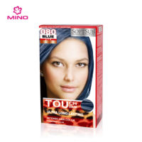 Crème colorante capillaire permanente professionnelle à faible teneur en ammoniaque, très vendue, pour salon de coiffure