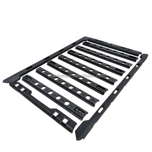 مركبة تخزين جبل Box4 عجلة القيادة ، القوة على السطح البضائع سيارات الدفع الرباعي حامل الأمتعة للسيارة مع ليد لاند كروزر LC80 - Product Image 6