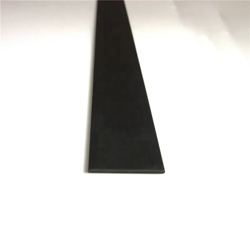 Flache PVC-Stange schwarze Farbe Hartplastik streifen flexibler Kunststoffst reifen 4/5 Zoll 20 mm Dicke 1,5mm