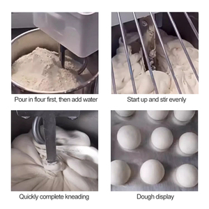 Mezcladora Espiral Comercial de Múltiples Capacidades, Fácil de Operar, Equipo de Panadería - Product Image 3