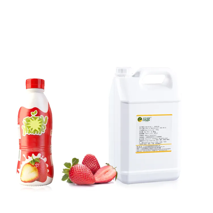 Prezzo all'ingrosso profumo di fragola personalizzato liquido sapore alimentare aromi di succo olio concentrato per bevande e bevande fredde OEM