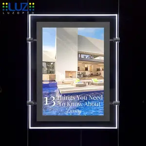 Nhà máy thực hiện tùy chỉnh kích thước bán buôn Đèn LED cho bằng gỗ Studio triển lãm quảng cáo lightbox