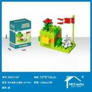 All'ingrosso 120 unità Per scatola 18 pz grandi blocchi di costruzione penna supporto materiale plastico portamatite Per uso calendario - Product Image 1