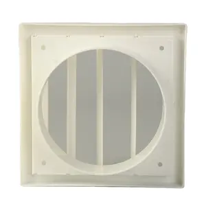 Fan Plastic Grill Square Ventilation Grilles AU Customized Logo Brand Air Condition Fixed Square Accessories Louvre Grill