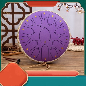 Tambor de Lengüetas de Acero de Alta Calidad de 13 Pulgadas y 15 Tonos, Handpan, Instrumento Musical de Percusión Profesional - Product Image 5