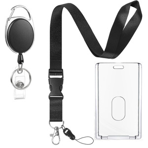 Hot-bán có thể thu vào Acrylic Pha lê trong suốt trường hợp thẻ ID xe buýt kiểm soát truy cập điện thoại di động khuyến mại chủ thẻ - Product Image 1