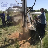 Afrique du Sud populaire Jw120 monté sur remorque petite plate-forme de forage de puits d'eau de forage