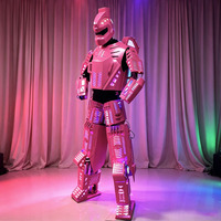 Costume de robot LED multicolore lumineux, personnalisable directement en usine pour DJ, mariages et événements de carnaval