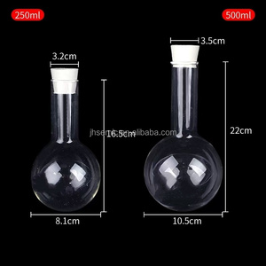 Высококачественная прозрачная кварцевая стеклянная колба для лабораторных изделий по индивидуальному заказу, оптовая цена - Product Image 2