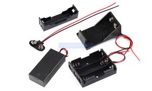 Battery Box No5 no7 18650 9v Battery Stand 1 2 3 4 5 6 8 10 With Cable and Switch Cover - Product Image 4