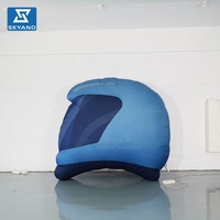 Casque de sécurité gonflable de simulation pour événements extérieurs et présentations