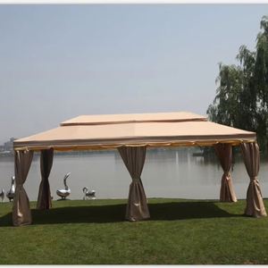 Carpa de Jardín Portátil de Doble Capa de Aluminio Impermeable Oxford de Alta Calidad de 3 x 3 Metros, Carpa para Eventos de 3x3 para 5 Personas - Product Image 4