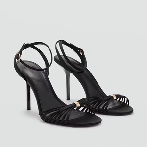 Sandalias de Tacón de Aguja Elegantes y Sensuales Estilo Romano con Tiras Finas, para Eventos, Desplazamientos y Citas - Product Image 3