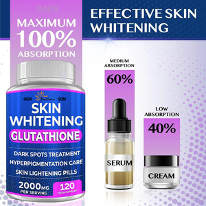Huidbleekcapsules L-Glutathion Whitening Pillen 2000Mg L-Glutathion Effectieve Huidverlichting Supplement Capsule - Product Image 4