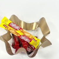 Tazones de Plástico PET Dorados en Forma de Gota, Transparentes, para Servir Aperitivos en el Hogar, la Oficina, Fiestas y Festivales