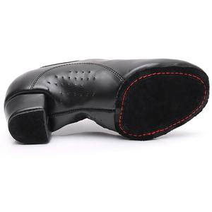 Zapatos de salón negros para hombre, mocasines de cuero suave, para Salsa, Argentina/Tango/Bachata/Kizomba/Salsa - Product Image 5