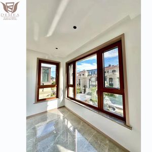 DEMEA stile europeo <span class=keywords><strong>finestra</strong></span> francese con griglia <span class=keywords><strong>decorativa</strong></span> Design Villa di lusso isolato doppi vetri <span class=keywords><strong>in</strong></span> alluminio a battente <span class=keywords><strong>in</strong></span> <span class=keywords><strong>legno</strong></span> - Product Image 1