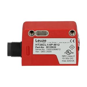 เซ็นเซอร์แบบกระจายแสง LEUZE HT25CI/4P-M12 พร้อมระบบตัดแสงรบกวนจากพื้นหลัง มีสินค้าในสต็อก - Product Image 1