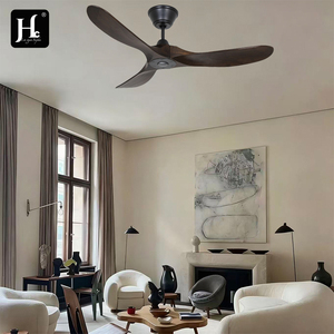 <b>Ceiling</b> fan household fancy 52 inch wooden blade DC motor unlit <b>ceiling</b> fan with <b>remote</b> <b>control</b> - Product Image 6
