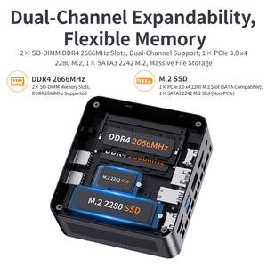Mini Computadora OEM AMD <span class=keywords><strong>Ryzen</strong></span> 5 <span class=keywords><strong>3500U</strong></span>, Pantalla Triple 4K, 2xHD+Tipo-C, Wi-Fi 6, 32GB DDR4 SSD - Product Image 4